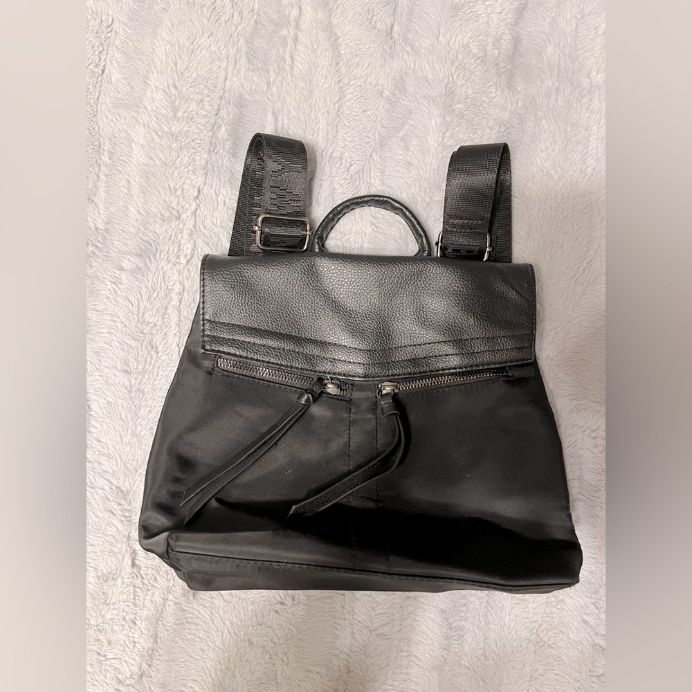 Botkier New York Mini Trigger Backpack Nylon Faux Leather